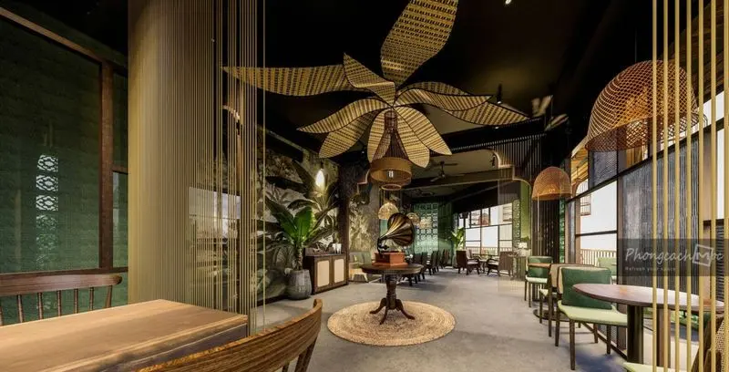 Quán Cafe gần gũi tự nhiên