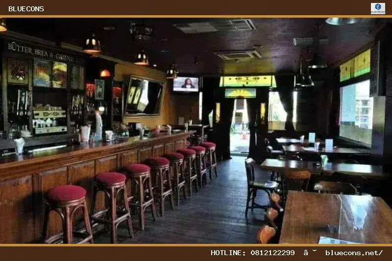 Thiết kế quán cafe phong cách Châu Âu – hình ảnh Bluecons