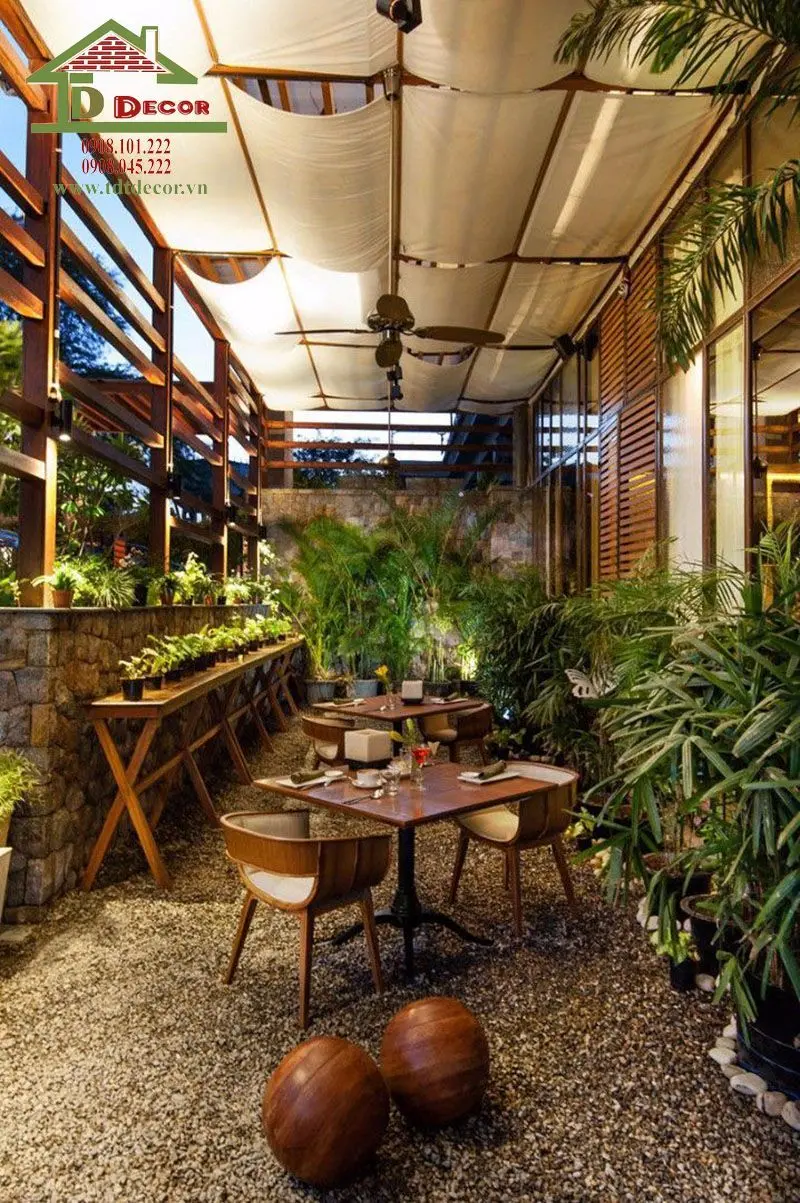 thiet ke quan cafe san vuon 19