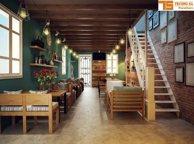 Không Gian Quán Vintage Với Không Khí Ấm Cúng