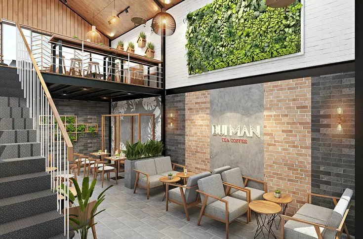 Hình ảnh quán cafe phong cách Scandinavian