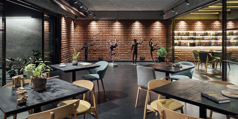 Bố cục không gian quán cafe sáng tạo