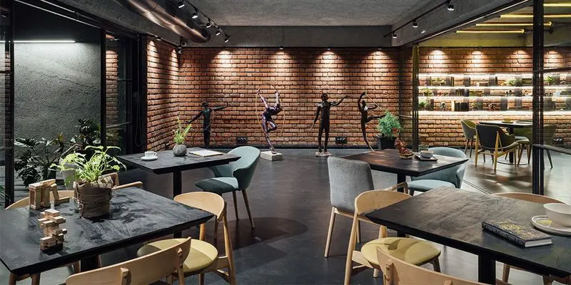 Bố cục không gian quán cafe sáng tạo
