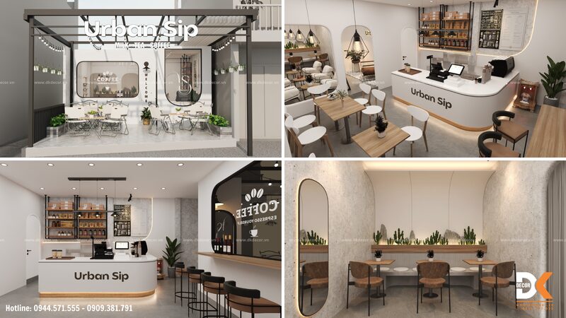 Thiết kế quán cafe Urban Sip