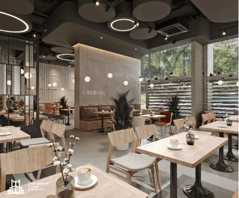 Thiết kế quán cafe văn phòng