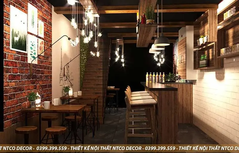 Thiết kế quán trà sữa Châu Đức