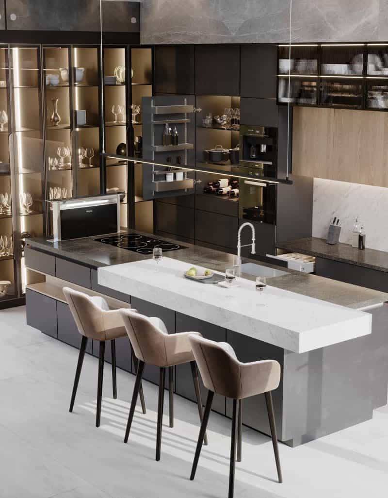 Quầy bar bếp tiện lợi