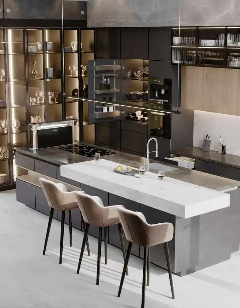 Quầy bar bếp tiện lợi