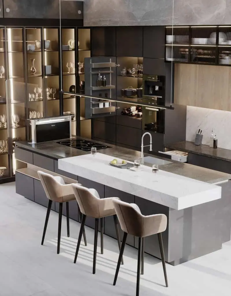 Quầy bar mini hiện đại