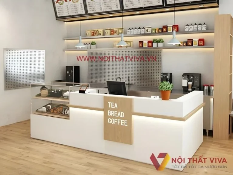 thiết kế quầy cafe – hình ảnh Bluecons
