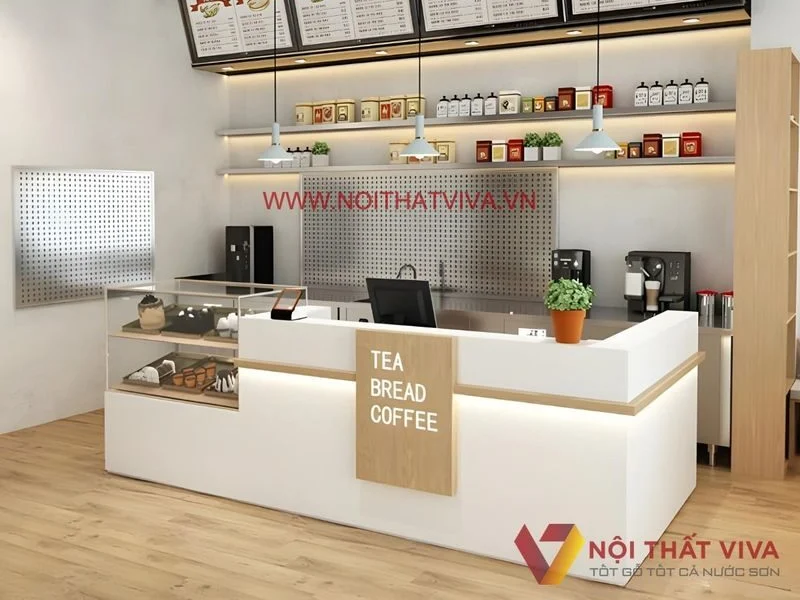thiết kế quầy cafe – hình ảnh Bluecons