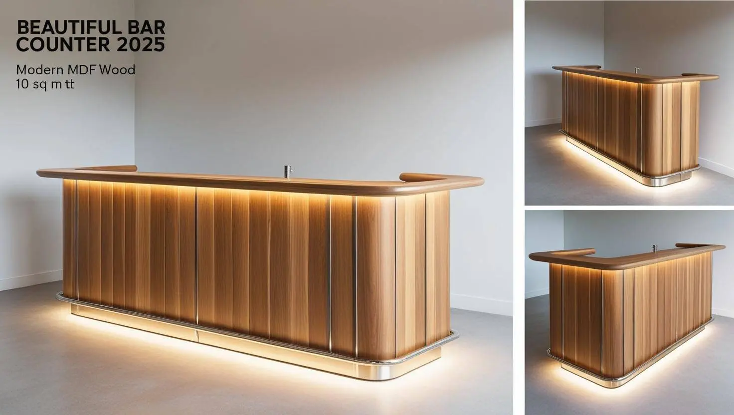 thiết kế quầy pha chế đẹp 2025 bằng gỗ mdf 10m2 hiện đại (8)