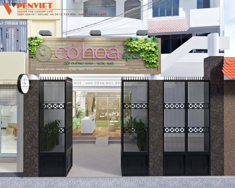 Thi Công Spa Bình Thạnh 9 Thiết kế spa Co Hoa