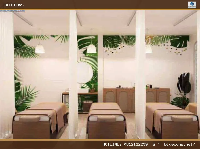 Thiết kế spa diện tích nhỏ – hình ảnh Bluecons