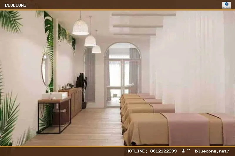 Thiết kế spa diện tích nhỏ – hình ảnh Bluecons