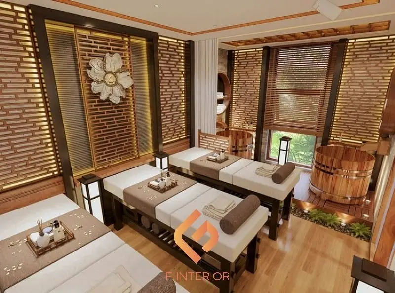 thiet ke spa duong sinh dong y