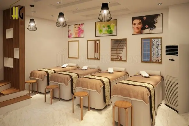 thiet ke spa mini tai nha