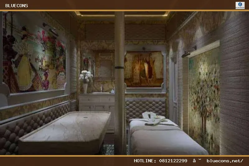 Thiết kế spa tân cổ điển – hình ảnh Bluecons