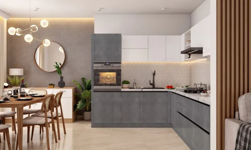 thi công nội thất gỗ tối ưu diện tích 8 Thiết kế nội thất nhà phố tại 104