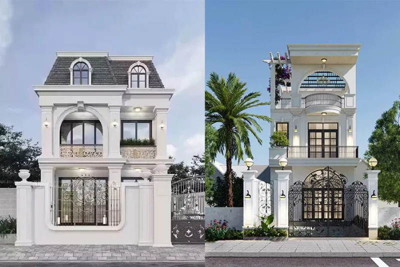 Hình ảnh thi công nhà phố hiện đại