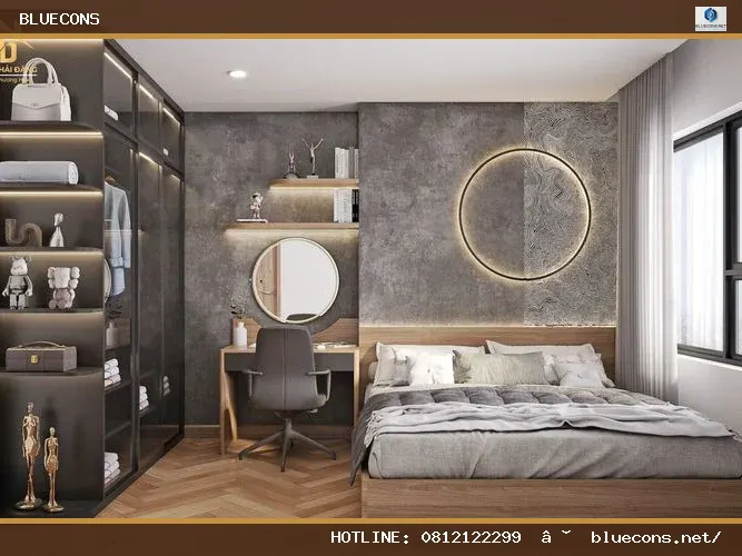 Thiết kế thi công nội thất chung cư trọn gói – hình ảnh Bluecons