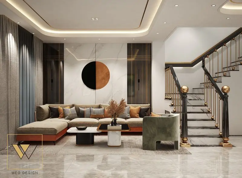 Thiết kế thi công nội thất nhà phố mới tại Weodesign