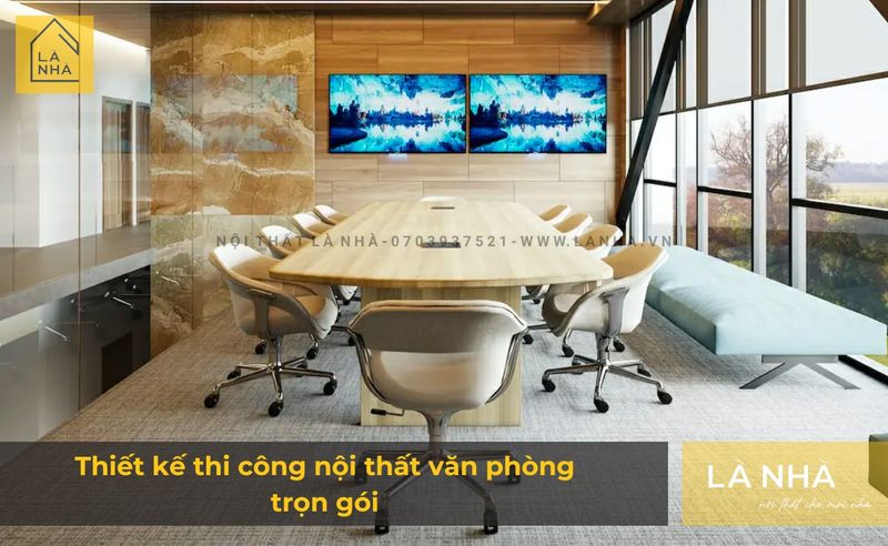 Hình ảnh thiết kế nội thất văn phòng