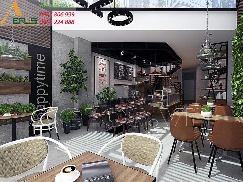 Thi Công Nội Thất Quán Cafe Quận 7 10 Thiết kế quán cafe Green House Quận 7