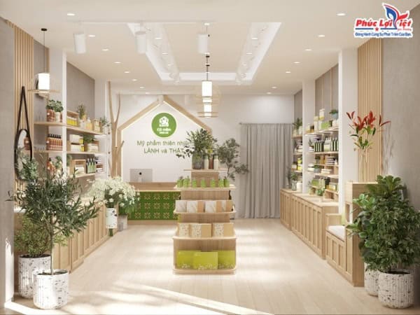 Thiết kế shop mỹ phẩm