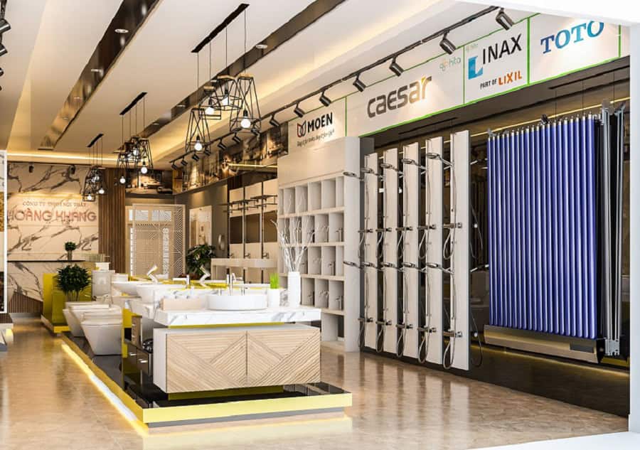 Thiết kế nội thất showroom đẹp