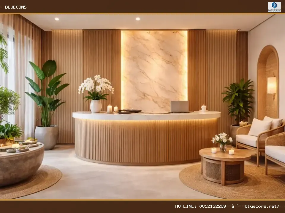 Thiết kế thi công spa – hình ảnh Bluecons