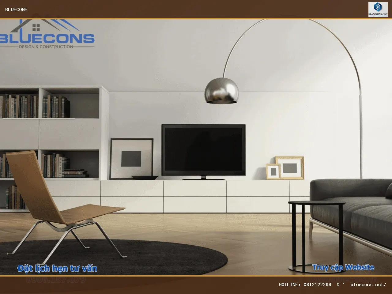 Thiết kế tủ trưng bày ấn tượng – hình ảnh Bluecons