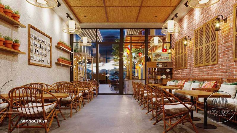 Thiết kế và thi công quán cafe trọn gói