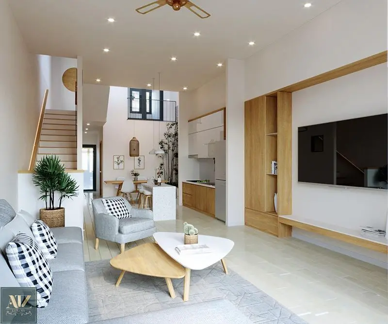 Thiết kế nội thất nhà phố 5x20