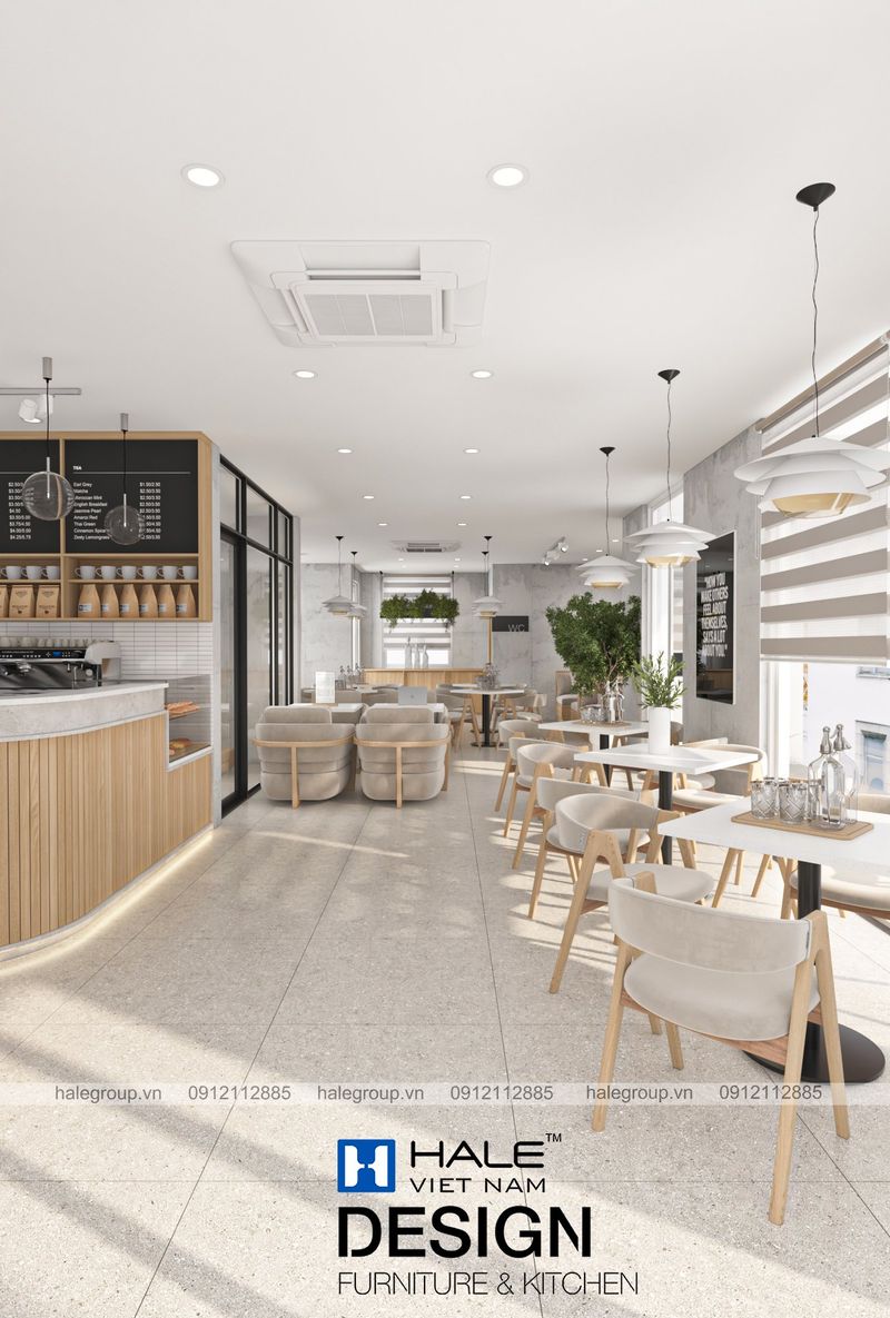 Hình ảnh thi công quán cafe