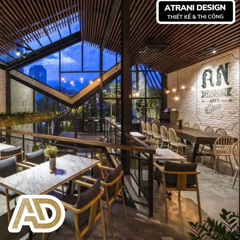 Xu hướng thiết kế quán cafe hiện nay