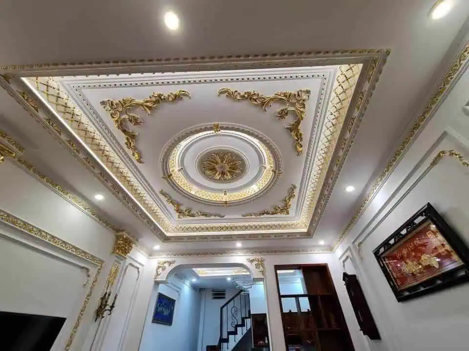 Mẫu trần thạch cao phòng khách hiện đại
