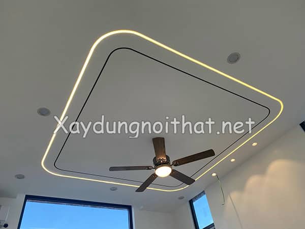Trần thạch cao giật cấp