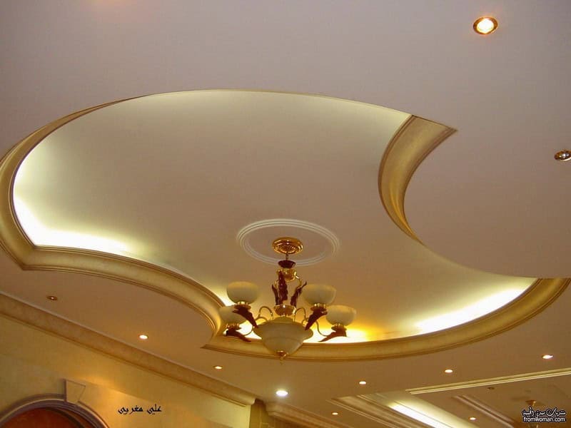 Quá trình thi công trần thạch cao uốn cong