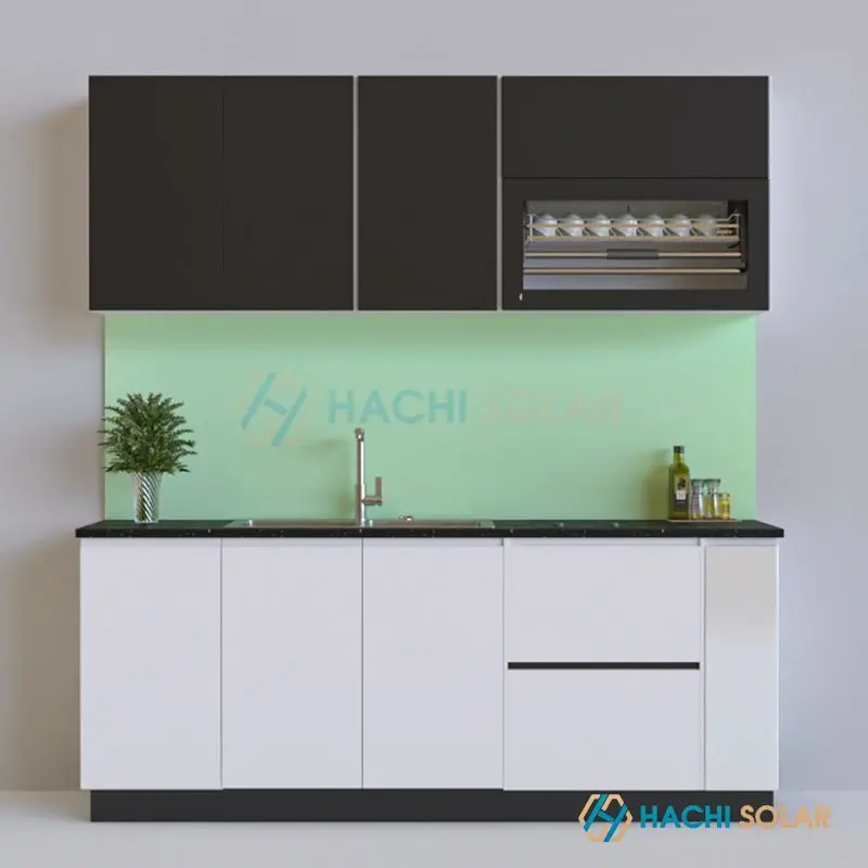 Tủ bếp nhỏ gọn, tiện lợi