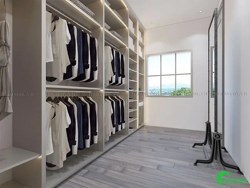 Tủ quần áo gỗ công nghiệp