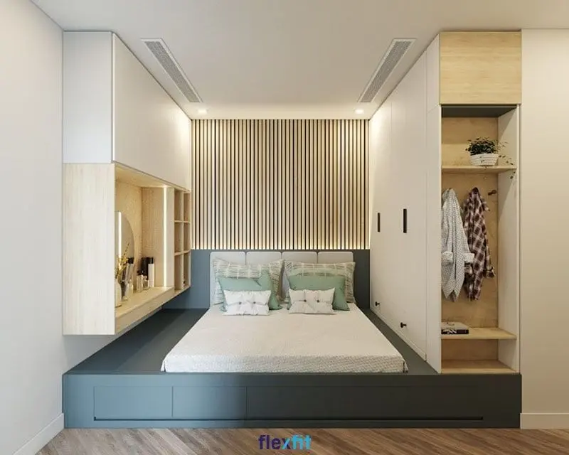 Giường liên kết tủ quần áo