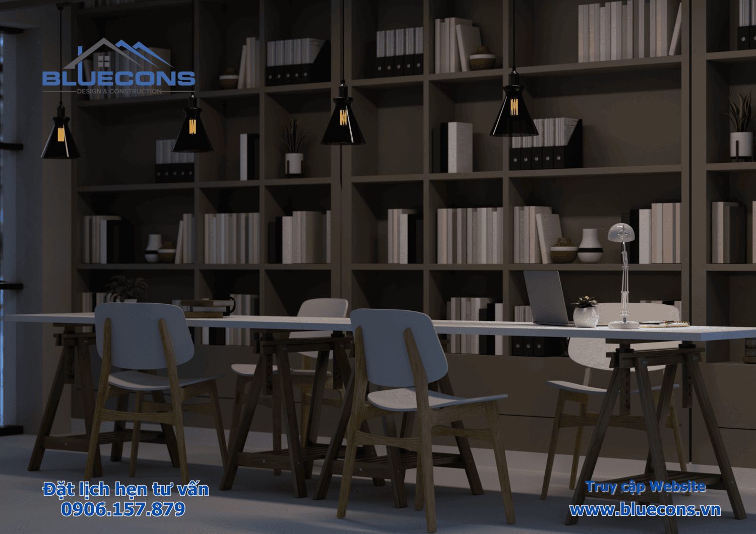 Tủ trưng bày tại TPHCM – hình ảnh Bluecons