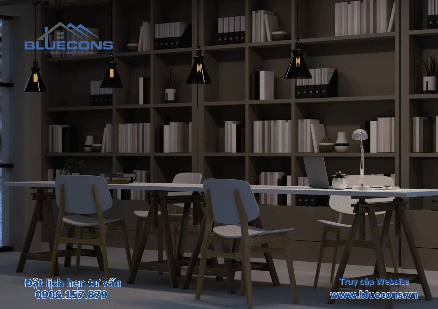 Tủ trưng bày tại TPHCM – hình ảnh Bluecons
