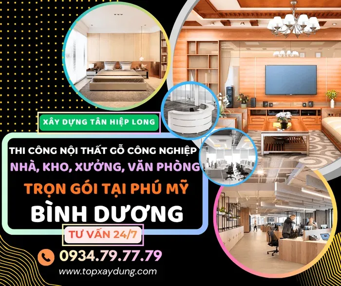 Hoàn thiện nội thất gỗ MDF phòng họp