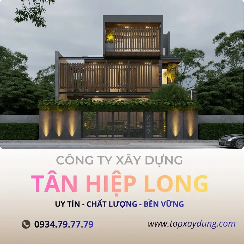Xây dựng Tân Hiệp Long - thi công xây nhà biệt thự, nhà phố, cấp 4, phòng trọ trọn gói