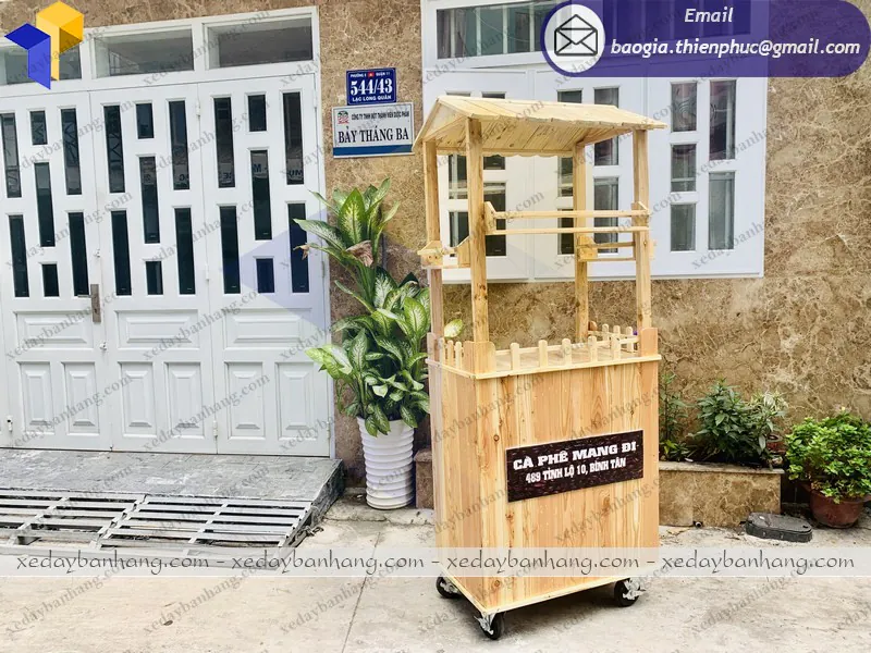 Xe cà phê gỗ