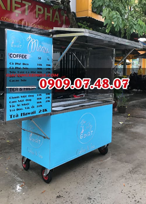 Xe đẩy cà phê giá rẻ