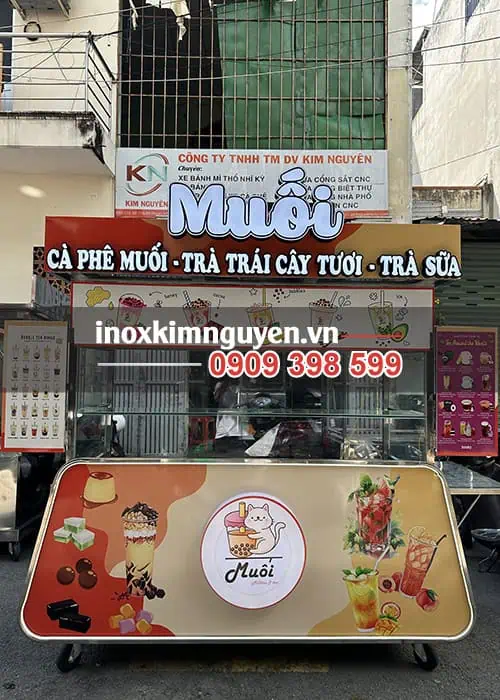 Xe cà phê có mái che