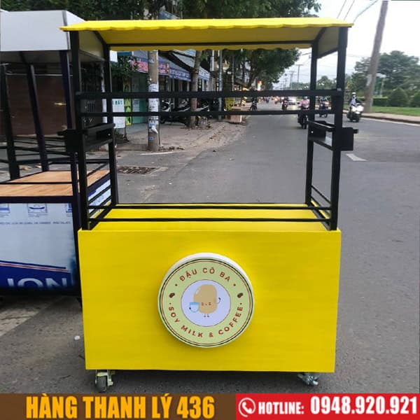 Xe đẩy cà phê mini